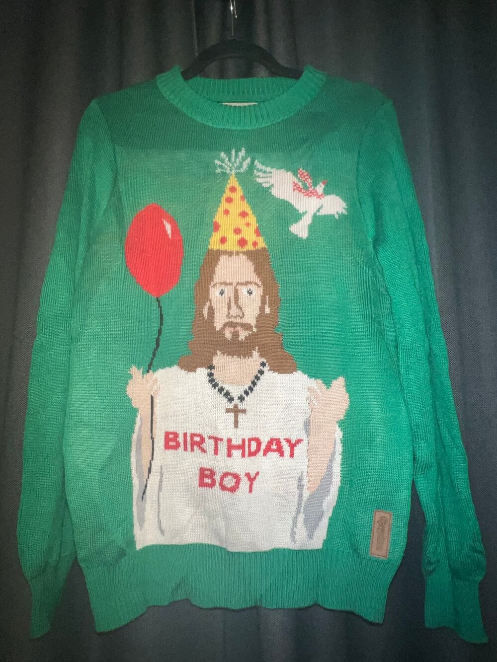 Ugly Christmas Sweater Xmas Size Small Tipsy Elves Jesus